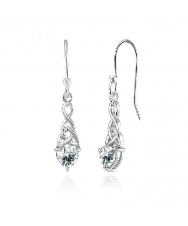 Sterling Silver Aquamarine Dainty Earrings