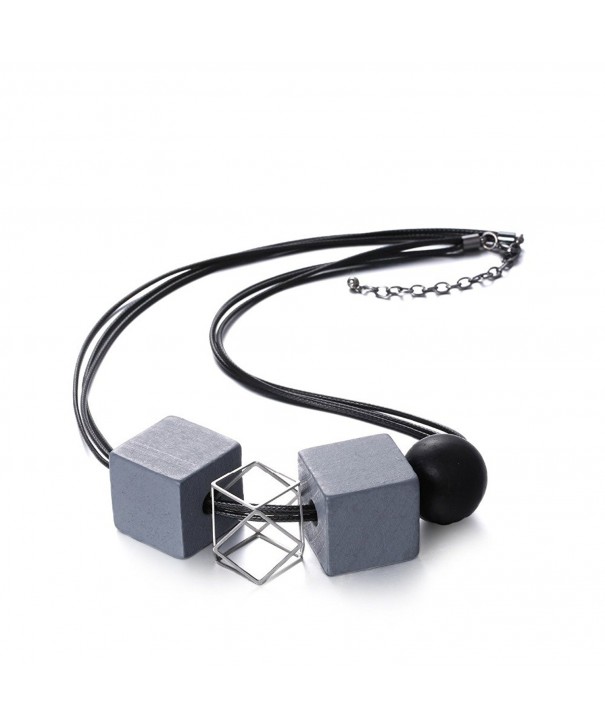 eManco Statement Geometric Necklace Vintage