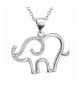 Angel caller Sterling Elephant Necklace