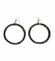 Bamboo Large Diameter Earrings Burnt