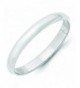 2 5mm Sterling Silver Wedding Womens