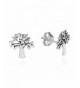 Loving Nature Sterling Silver Earrings