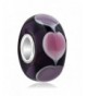 LovelyCharms Purple Murano Sterling Bracelets