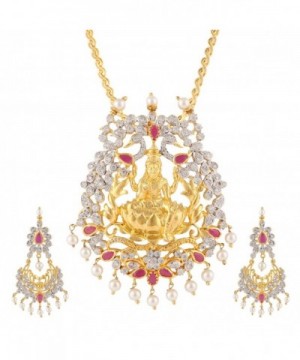 Swasti Jewels Lakshmi Necklace Earrings