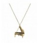 Lux Accessories Heart Pianist Necklace