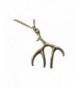 Bronze Antler Necklace Hunting Jewelry