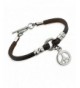 Rhodium Stainless Symbolic Bracelet Teenagers