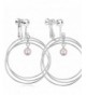 Latigerf Simulated pearls Earring Non Pierced Circle