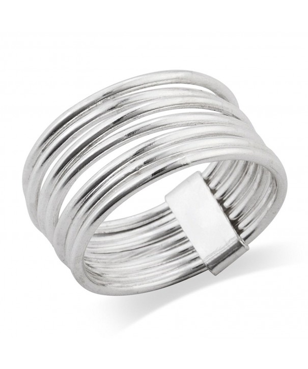 Sterling Silver Band Stacked Ring