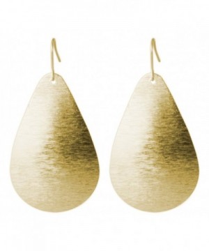 Brushed Teardrop Earring SPUNKYsoul Collection