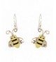 Honey Bumble Dangle Earrings Metals