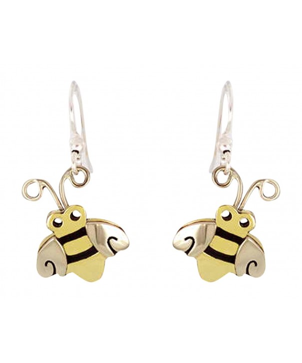 Honey Bumble Dangle Earrings Metals