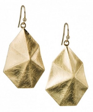 Scratched Earrings Heptagon SPUNKYsoul Collection