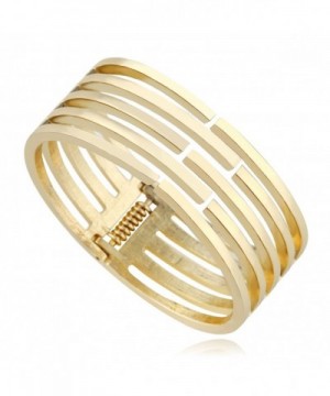 KAYMEN Classic Gold Plated Statement Bracelets