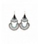 Womens Acrylic Statement Dangle Earrings