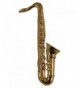 Saxophone Pin Rhinestones Gold Tenor