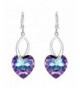 EleQueen Sterling Earrings Swarovski Crystals