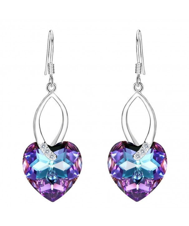 EleQueen Sterling Earrings Swarovski Crystals