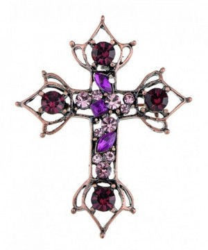 Alilang Gunmetal Rhinestones Antique Inspired