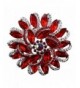 Holiday Ailer Rhinestone Brooches Wedding Red