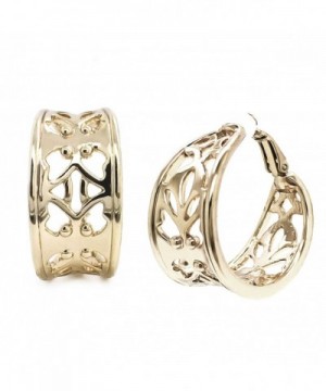 Earrings Filigree Plated Fashion inches