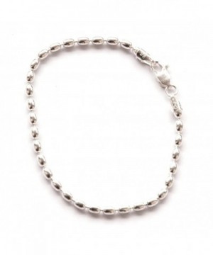 Sterling Silver 9 inch Charleston Anklet