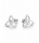 Sterling Silver Triquetra Earrings Triangle