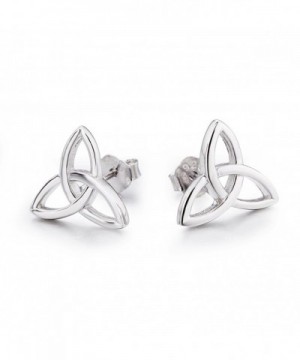 Sterling Silver Triquetra Earrings Triangle