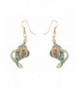 Alilang Womens Seashell Earrings Golden