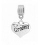 Grammy Engraved Heart Snake Bracelet