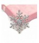 BESSKY Crystal Rhinestone Snowflake Winter