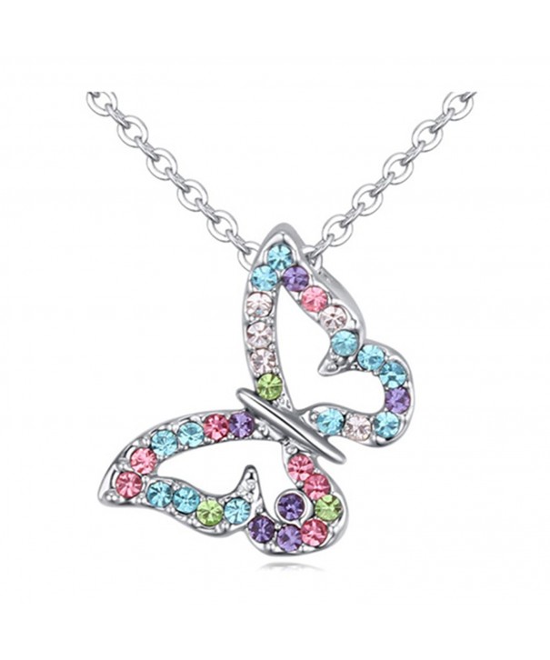 Butterfly Multi color Swarovski Elements Austraina