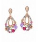 Neoglory Jewelry Multicolor Rhinestone Earrings