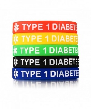 Silicone DIABETES Medical Bangle Bracelet