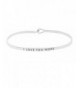 Sentimental Message Bangle Inspirational Bracelet