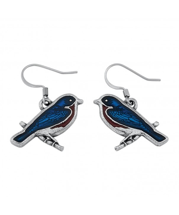 Danforth Pewter 05 029 2040 Bluebird Earrings