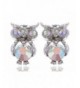 Alilang Silvery Iridescent Small Earrings