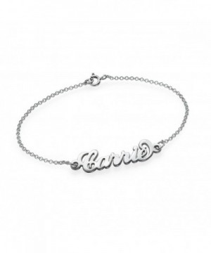 Personalized Carrie Name Bracelet Anklet