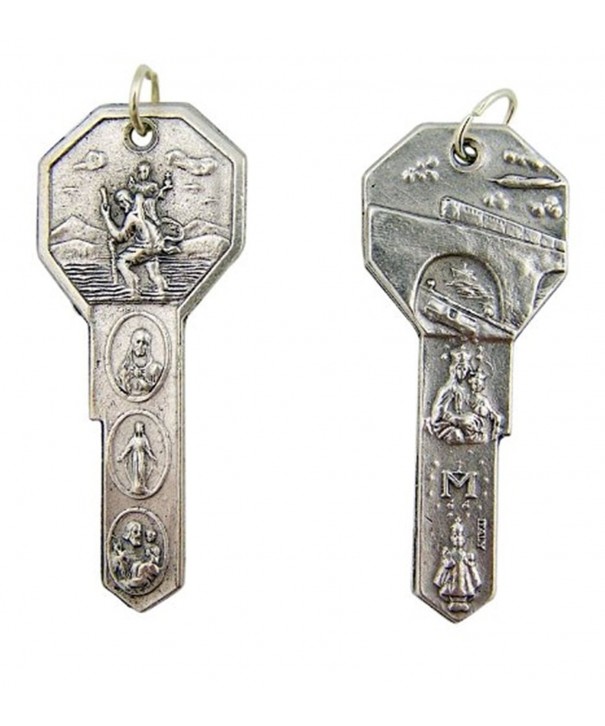 Silver Saint Christopher Heaven Medal