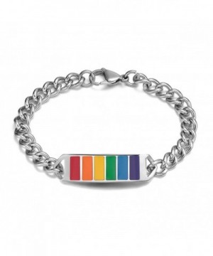 Jewelry Stainless Rainbow Bracelet Lesbian