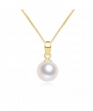 Freshwater Cultured Pendant Necklace 8 5 9mm