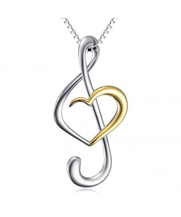 Musical Necklace Pendant Sterling Jewelry
