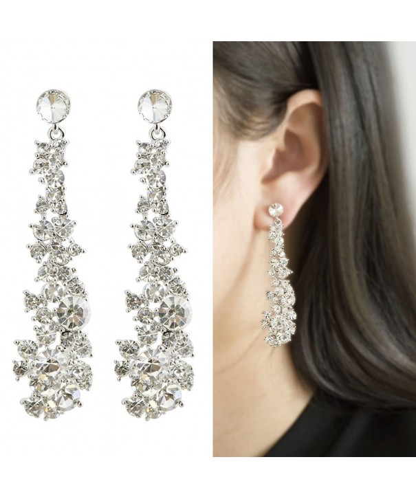 Waterfall Earrings CIShop UltraSparkling Simulated Diamonds Supper