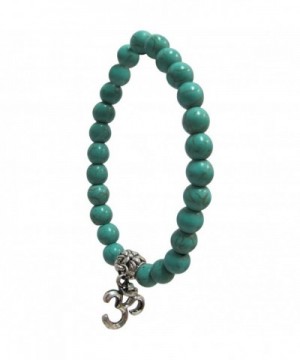 Fashion Turquoise Gemstone Meditation Bracelet