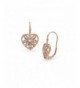 Flashed Sterling Filigree Leverback Earrings