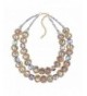 KAYMEN Crystals Chains Strand Necklace