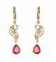 YAZILIND Elegant Teardrop Zirconia Earrings