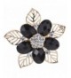 YAZILIND Jewelry Flower Hollow Brooches