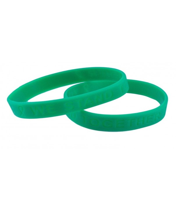 Green Awareness Silicone Bracelet Bracelets