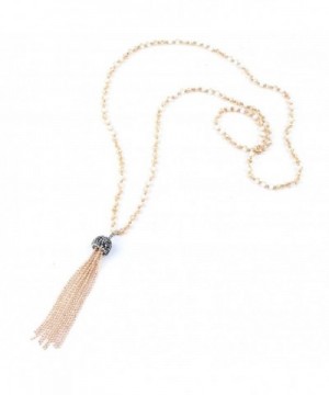 FM42 Rose gold tone Faceted Necklace ZN1056